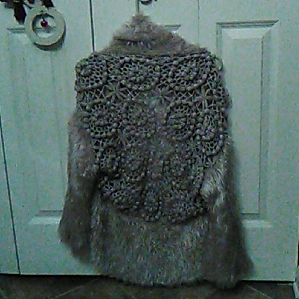 Crocheted shrug